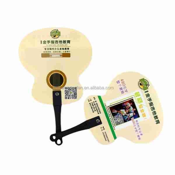 Custom Printing PP Plastic Fan For Advertising Promotion Summer Mini Small PVC Hand Held Manual Fan Cool Hand Fan For Gift