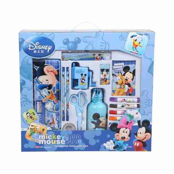 Conjunto de papelaria escolar multifuncional, durável, com mochila escolar