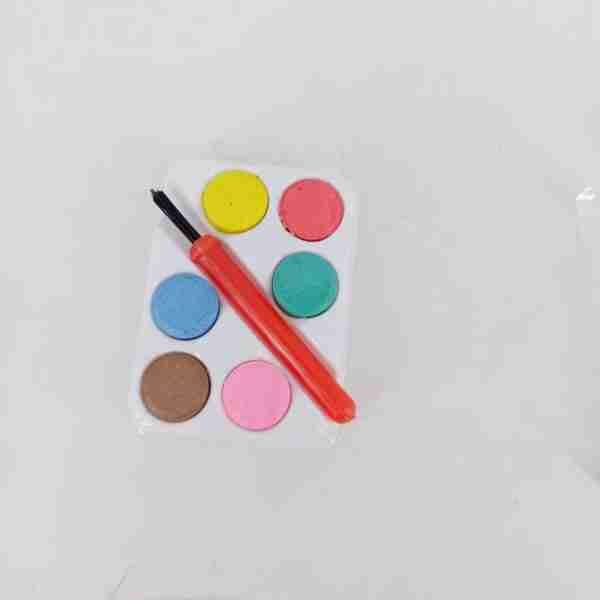 Superior Colors Paint Set Solid Watercolor Art Supplies 6 Water Color Dinning Table Set Round Gouache Paint Drip Bear Paint Set