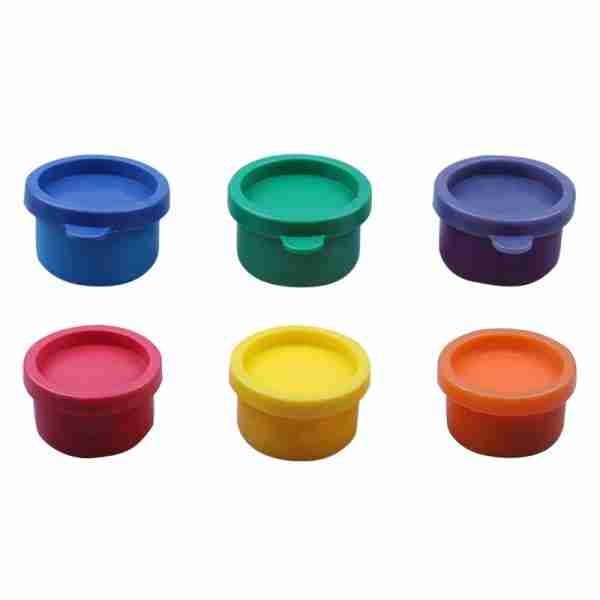 6PCS Art Rangers Washable Finger Paint Kids Paint Set Colorful Tempera Colors